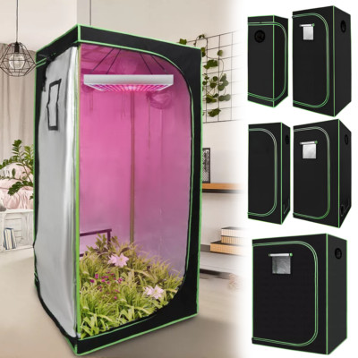 GROWBOX GEWÄCHSHAUS PFLANZEN GROWZELT DARKROOM PFLANZENZUCHT BOX GROW TENT TENT