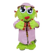 Gemmy Frogz Rap It Ribbit Plush Frog Valentine Raining Men singing
