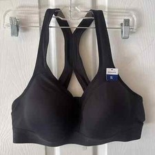 PICK SIZE - NWOT Champion B9373 Women's BLACK Wireless Medium Impact Sports Bra