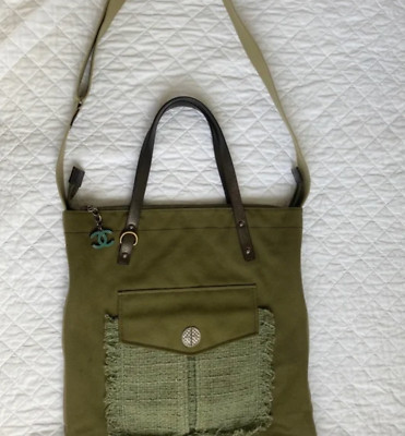 Chanel Coco Cuba Olive Green Tote