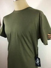 New Men's Large Brooklyn Standard Military Green Short Sleeve T-shirt