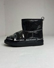 Juicy Couture Glossy Plastic Boots - Size 6