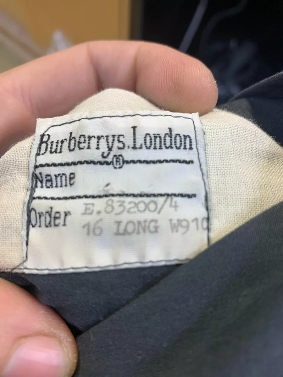 Men's BURBERRYS OF LONDON Trench Coat Vintage Retro