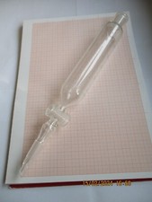 Tropftrichter 100 ml, graduiert, gebraucht, Glas, Labor