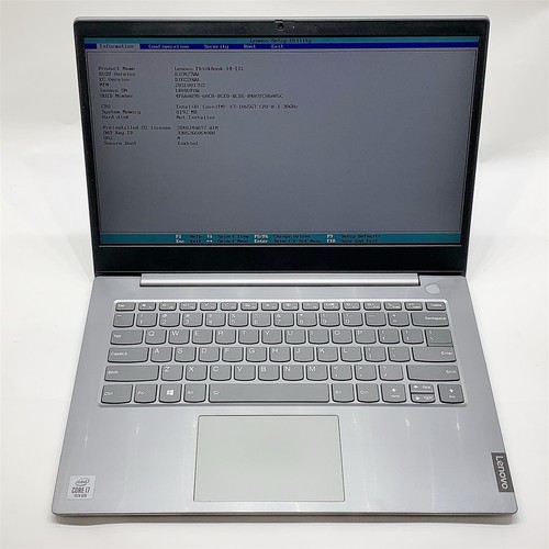 Lenovo ThinkBook 14-IIL Laptop Intel Core i7 1065G7 1.30GHZ 14" 8GB RAM NO HDD