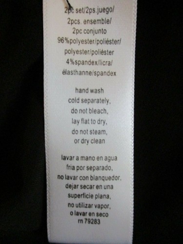 CHAQUETA Y CAMISETA SIN MANGAS JEANNE ALEXANDER GRANDE 2 PIEZAS DELANTERA ABIERTA NUEVA SIN ETIQUETAS $149.00 - Imagen 8 de 9