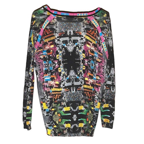 Custo Barcelona Sweater City lightweight wool long sleeve multicolored sweater - Picture 2 of 7