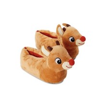 YTH RUDOLPH 3D PLUSH SLIPPER WINTER - SIZE 3
