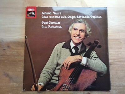 Faure Tortelier Heidsieck Cello Sonatas 1 & 2 EX Vinyl LP Record Album ASD 3153