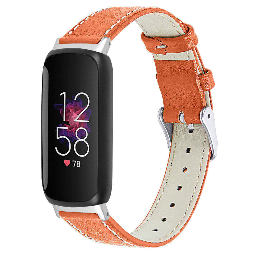 Band For Fitbit Inspire 3 Smart Watch Wrist Replacement Genuine Leather Strap
