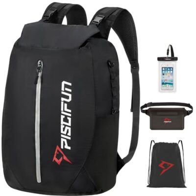 Piscifun LT Dry Bag Waterproof, Floating Dry Backpack, Lightweight 