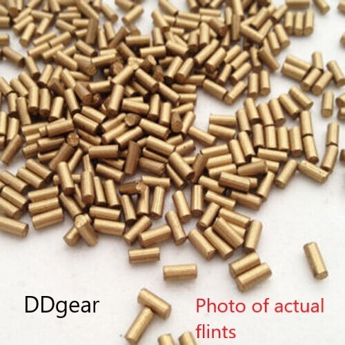 Flints Gold Replacement For Fluid/gas Lighters, Bulk Lighter Flint