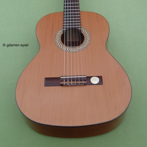 Edle 3/4 Konzert-Gitarre Carl Hellweg Handarbeit spanische Bauart wie CS 32C Top - Bild 12 von 14