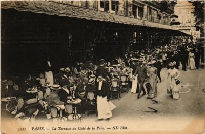 CPA AK PARIS 9e La Terrasse du Cafe de la Paix ND Phot (573686)
