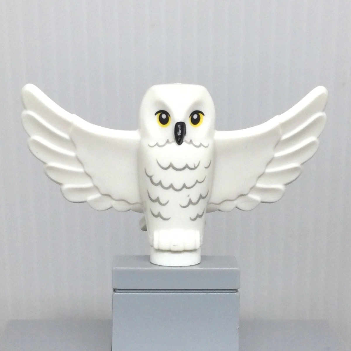 LEGO Harry Potter Minifigure Animal : Hibou blanc avec Hedwige à bec noir 