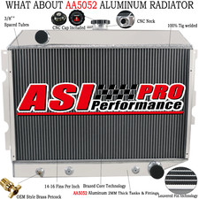 3 Row Radiator FOR 68-1973 DODGE CORONET CHALLENGER,1970-73 PLYMOUTH BARRACUDA