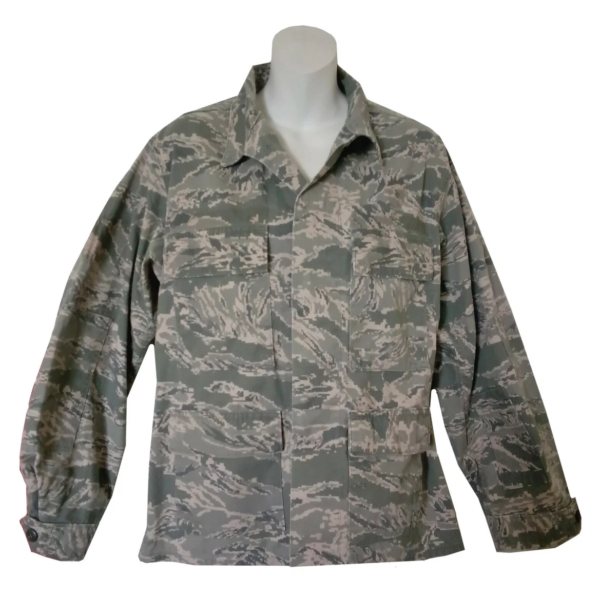 Genuine US AIR FORCE Utility Jacket - Digital Green Tan Camo - USAF - Size 38 S