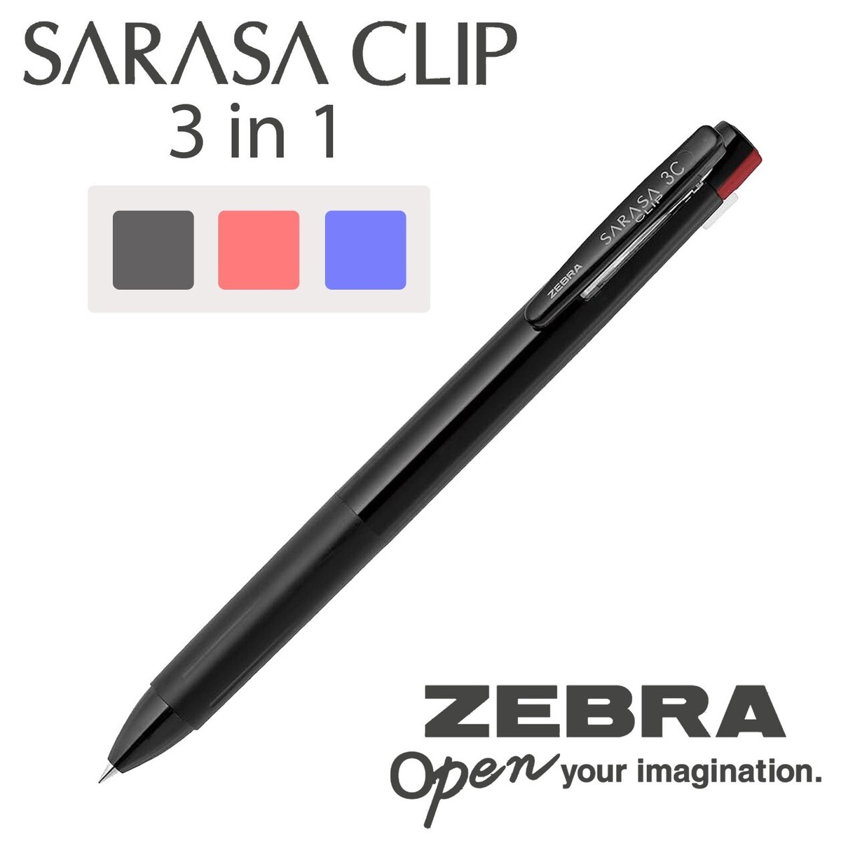 Zebra SARASA 3 in 1 Ball Point Pen 0.4mm / 0.5mm Made in Japan | eBay