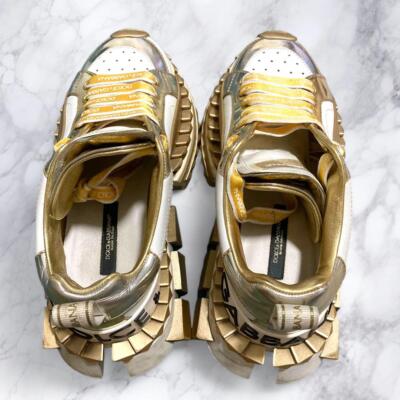 【マーチン】DOLCE & GABBANA スーパーキング DOLCE & GABBANA Shoes Sneakers Super King Burgundy High Top