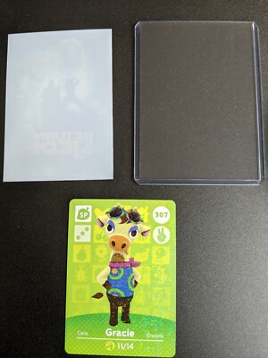 Amiibo Card Animal Crossing: Gracie #307 | Mai Scansionata | Aperta Ma Nuova | Nintendo