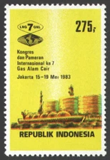 Indonesia 1983, Conference on liquefied gas, LPG, MNH