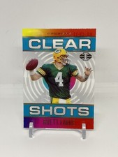Brett Favre 2021 Panini Illusions Clear Shots Light Blue /299 