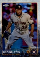 2015 Topps Chrome Prism Refractor SP #40 Jon Singleton Houston Astros