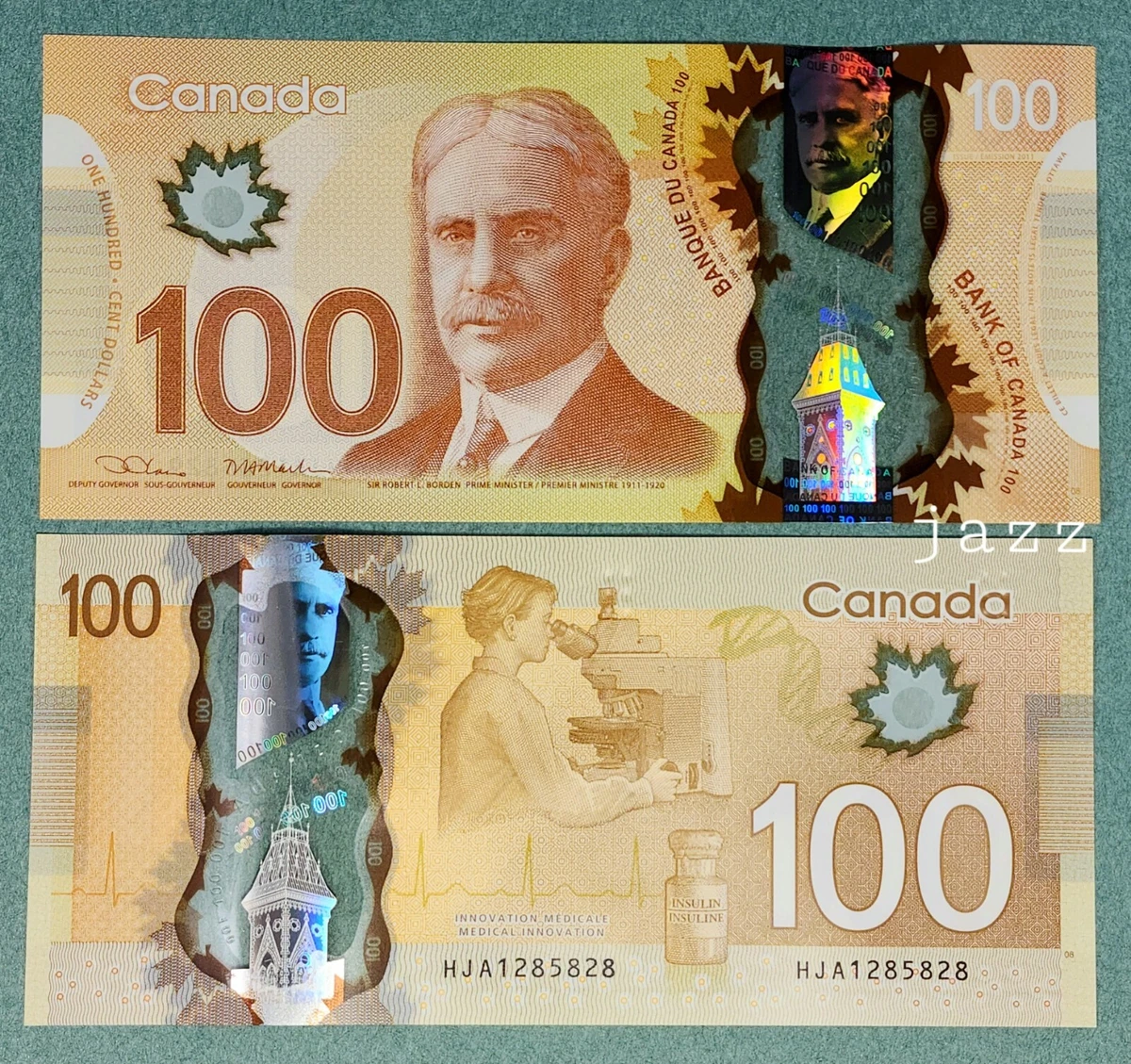 カナダ　$100 一枚 Uncirculated Bank of Canada Polymer Notes for sale | eBay