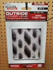 Lincoln Electric Outside Cover Lens Viking 1740 / 1840 4.5"x4", 5PK