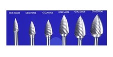 Form G Spitzbogen Z5 Hartmetall Fr&auml;ser 6mm Schaft, 6 &Oslash; 18 hoch ETHMF-G0618