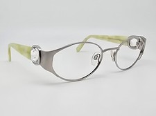 Daniel Swarovski S513 23 KT GP Gold Plated Pearl Crystal Sunglasses Frame 53mm