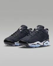 Nike Jordan Retro 6 G NRG Golf Shoes Sneakers Black/Silver FD0204-001 Size 8