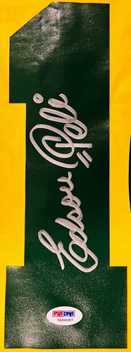 Edson Pele Signed Brazil Soccer Jersey Full Name w/ Edson PSA DNA COA - Picture 2 of 4