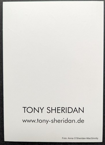 Tony Sheridan Signed Promo Photo/Postcard - The Beatles - Imagen 3 de 3
