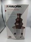 Kalorik 2 Tier Chocolate Fountain Fondue Steel Dual Control Tested Works
