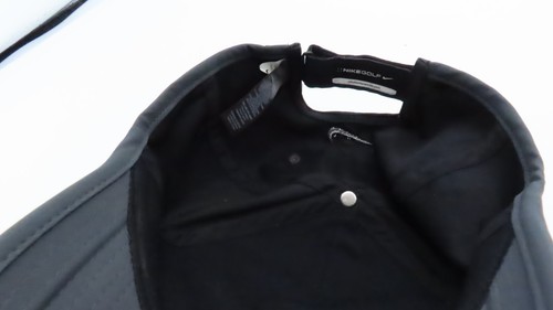 Nike Golf Strap Back Black On Black Swoosh Adjustable Hat Cap - 第 11/16 張圖片