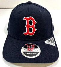 Boston Red Sox MLB NE Stretch-Snap Snapback Hat~Dark Navy/Red