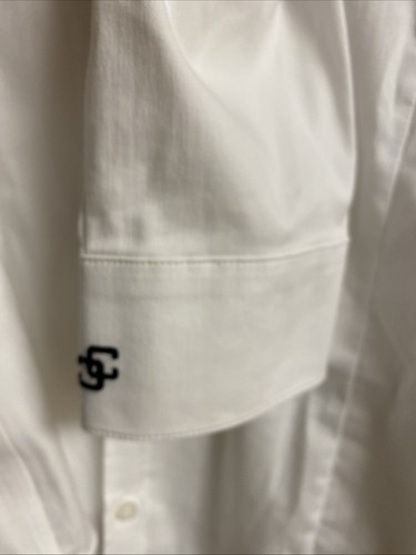 Chico’s 1 No Iron Stretch Solid Fitted Shirt Long SLV No Iron Optic White - Picture 4 of 10