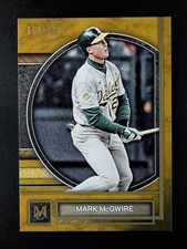 2025 Topps Museum Collection MARK MCGWIRE 119/249 Gold Oakland Athletics #83