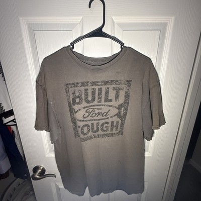 Built Ford Tough T-Shirt Size XL Brown Officially Licensed Short Sleeve
