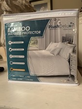 Bamboo Mattress Protector Deep Pocket Waterproof Hypoallergenic Cooling Cover