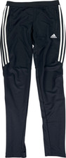 Adidas Women  s Black Tiro 17 Athletic Zipper Ankle Sweatpants - S