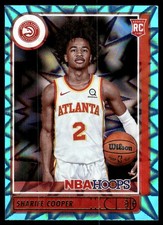 Sharife Cooper 2021-22 Hoops #249 Hawks Insert ? Parallel ? SEE SCAN! FREE SHIP