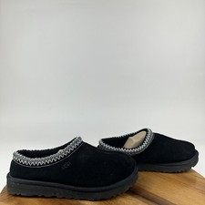 Womens Ugg Australia Tasman II Black Shearling Lined Comfort Slippers Size 8 M