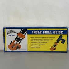 Drill Master Angle Drill Guide Adj. 45° To 90° For Handheld Drills FREE SHIP