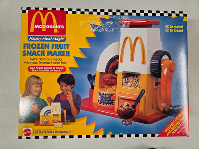 Sealed Vintage McDonalds Happy Meal Magic Frozen Fruit Snack Maker by Mattel