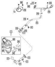 Genuine Mopar Exhaust Muffler 68184778AA