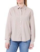 Gingham Hemd REG Poplin, Kariert, Baumwolle, GrößE M, Blau-Weiß