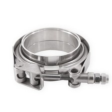 Mishimoto Mmclamp-vs-25 Stainless Steel V-band Clamp W Flanges 2.5 63.5mm Mishimoto Mmclamp-vs-25 Stainless Steel V-band Clamp W Flanges 2.5 63.5mm