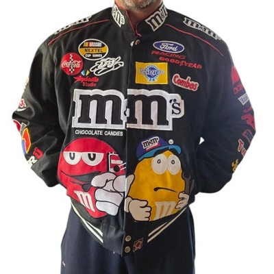 Original M&M's Ford NASCAR Jacke Jacket - JH DESIGN - Baumwolle -